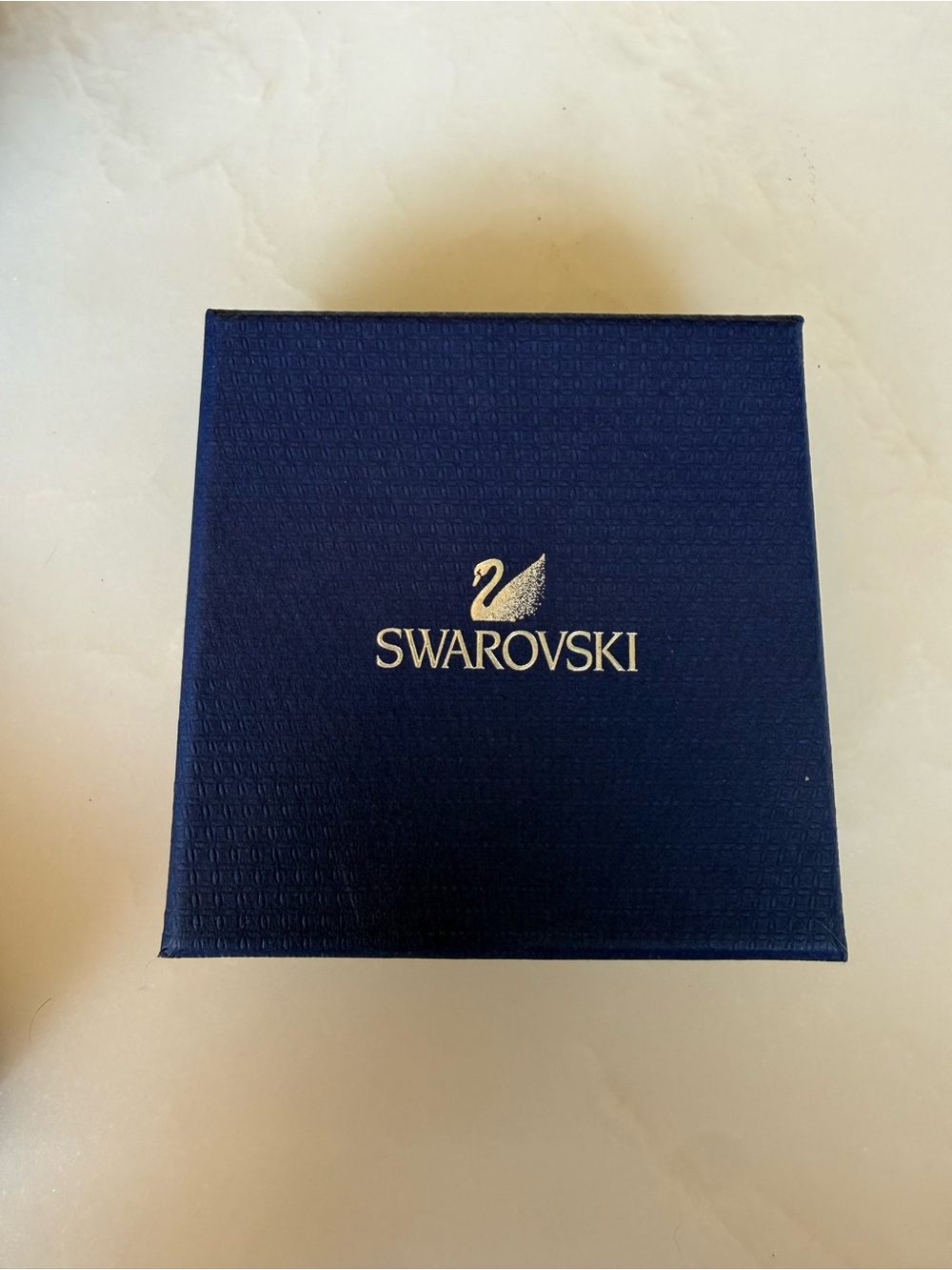Swarovski Gold Tone Round Bangle Bracelet - Picture 5 of 6